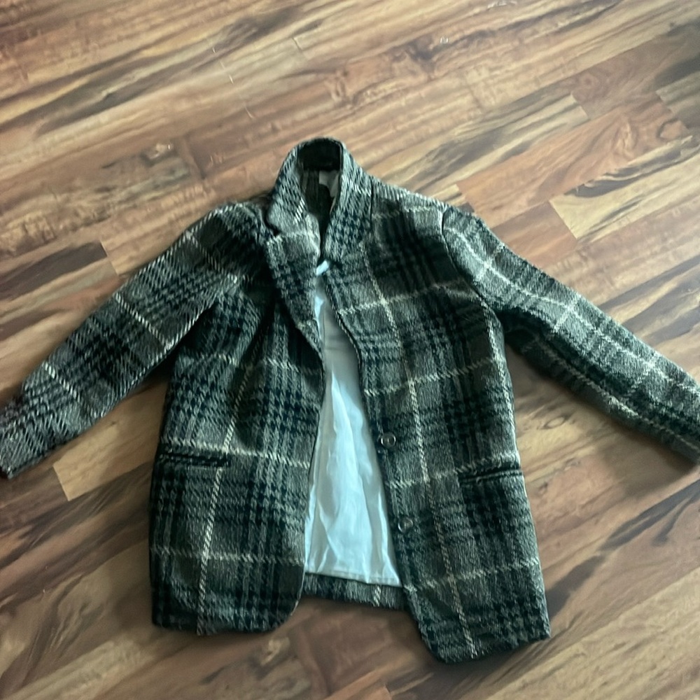 Oversized plaid blazer/jacket  Small to medium